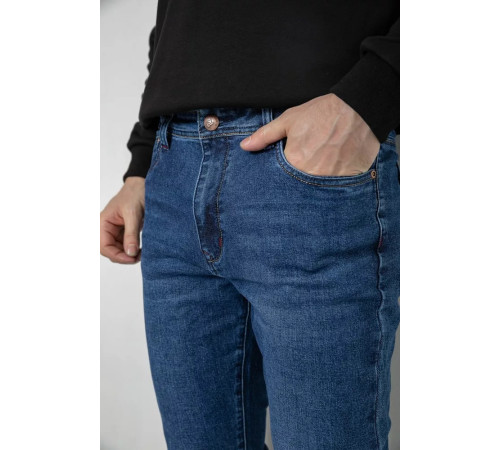 Джинсы мужские демисезонные, цвет синий, 243R8060.
