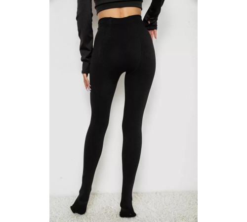 Колготи жіночі на флісі, колір чорний, 238R7018