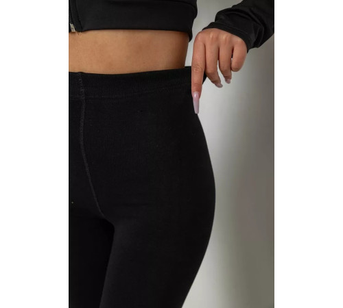 Колготи жіночі на флісі, колір чорний, 238R7018