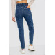 Джинси жіночі Mom-fit стрейч, колір синій, 244R1143