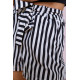 Женские шорты, в черно-белую полоску, 172R009-1.