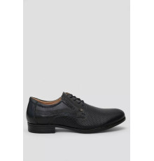 Туфлі чоловічі з перфорацією, колір темно-синій, 243RC1312