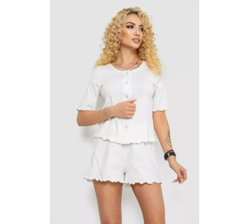 Піжама жіноча, колір молочний, 102R371