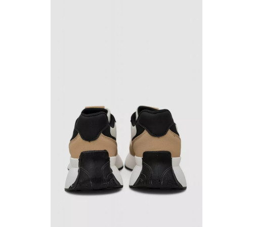 Кроссовки женские, цвет бежево-черный, 248RXM110-93