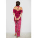 Пижама женская с принтом, цвет бордовый, 243R1600-015.