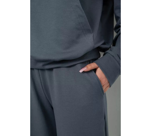 Женский спортивный костюм, цвет темно-серый, 241R2001-11