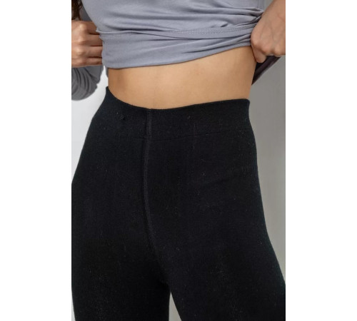 Колготи жіночі утеплені кашемірові, колір чорний, 139R1140