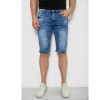 Шорти чоловічі джинсові, колір синій, 244RLS22-0209X