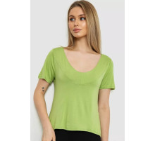 Футболка-топ женская, цвет светло-зеленый, 186R511.