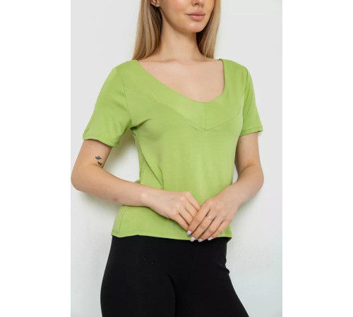 Футболка-топ жіноча, колір світло-зелений, 186R511