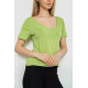 Футболка-топ жіноча, колір світло-зелений, 186R511