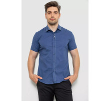 Сорочка чоловіча, колір синій, 214R7420