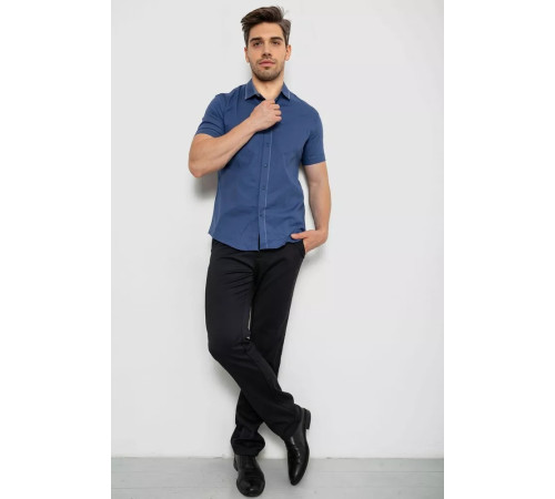 Сорочка чоловіча, колір синій, 214R7420