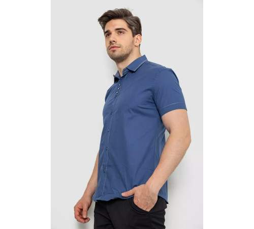 Сорочка чоловіча, колір синій, 214R7420