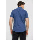 Сорочка чоловіча, колір синій, 214R7420