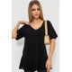 Футболка ошатна, колір чорний, 244R091