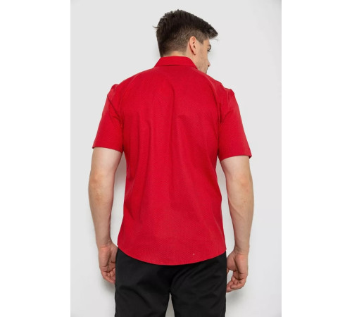 Рубашка мужская с принтом, цвет красный, 214R7142