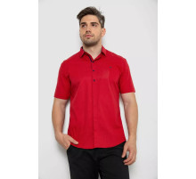 Рубашка мужская с принтом, цвет красный, 214R7142