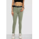 Джинсы женские Skinny Американки, цвет оливковый, 182R00252.