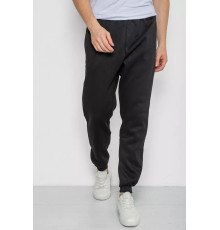 Спортивні штани чоловічі на флісі, колір чорний, 244ROP09