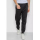 Спортивні штани чоловічі на флісі, колір чорний, 244ROP09