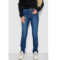 Джинси жіночі на флісі, колір синій, 244RM8106