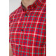 Сорочка чоловіча в клітку, колір червоний, 214R831-1