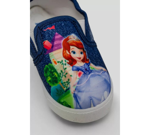 Сліпони дитячі для дівчаток, колір синій, 244R60661