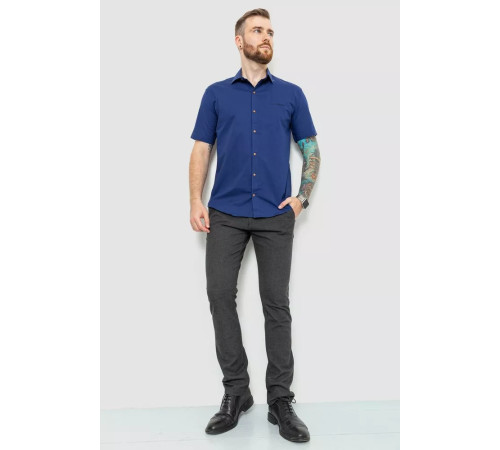 Сорочка чоловіча класична, колір синій, 214R7115