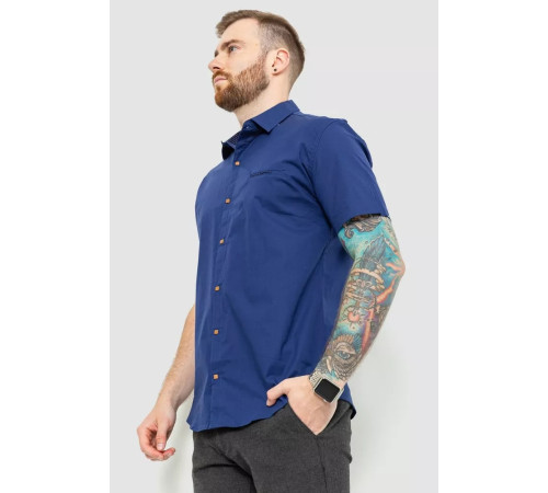Сорочка чоловіча класична, колір синій, 214R7115