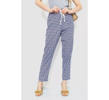 Брюки женские свободного кроя, цвет сине-голубой, 244R053.