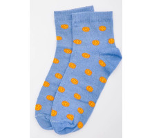 Женские носки, цвета джинс с принтом, 167R362