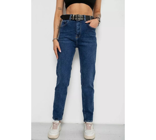 Джинсы женские Mom's, цвет синий, 182R464