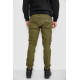 Штани чоловічі з кишенями 244R2078, колір хакі, 243R8081