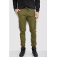 Штани чоловічі з кишенями 244R2078, колір хакі, 243R8081