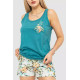 Піжама жіноча, колір смарагдовий, 219RM-8011