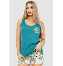 Піжама жіноча, колір смарагдовий, 219RM-8011
