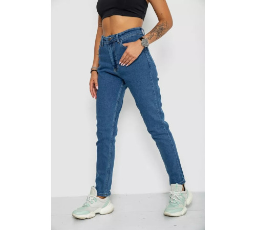 Джинси жіночі MOM, колір синій, 244R1429