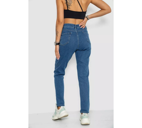 Джинси жіночі MOM, колір синій, 244R1429