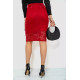 Спідниця гіпюр, колір червоний, 244R057