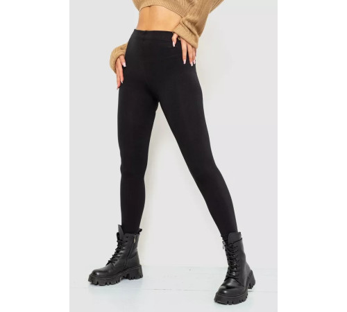 Лосины на флисе 1800D, цвет черный, 139R869