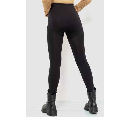 Лосины на флисе 1800D, цвет черный, 139R869