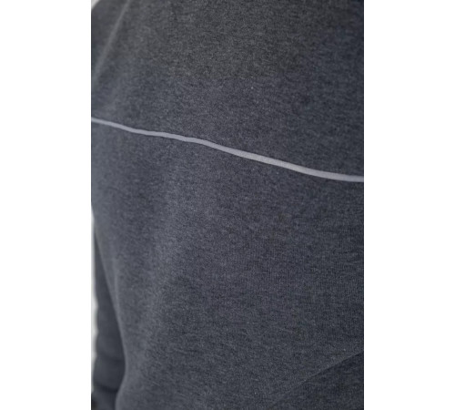 Батник мужской на флисе, цвет серый, 244R2556