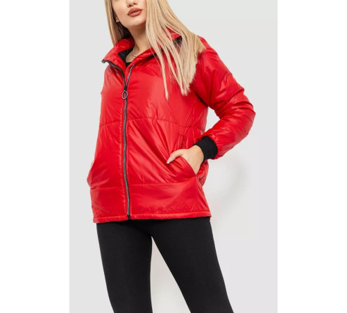 Куртка жіноча демісезонна, колір червоний, 244R012
