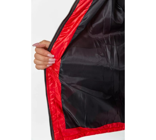 Куртка жіноча демісезонна, колір червоний, 244R012