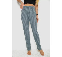 Брюки женские домашние, цвет мятно-черный, 238R58220.