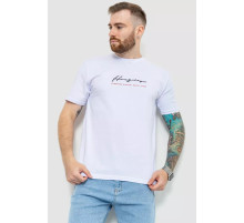 Футболка мужская батал, цвет белый, 208R016