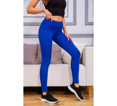 Втягивающие лосины, средней посадки, цвет Электрик, 172R40