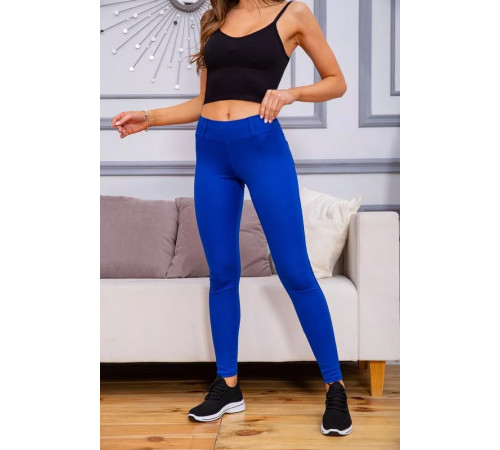 Втягивающие лосины, средней посадки, цвет Электрик, 172R40