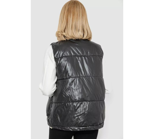 Жилет женский, цвет черный, 244R533-1.